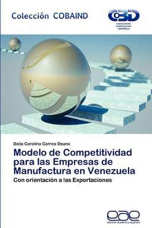 Modelo de Competitividad Para Las Empresas de Manufactura En Venezuela