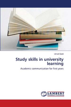 Study skills in university learning de Umali Saidi