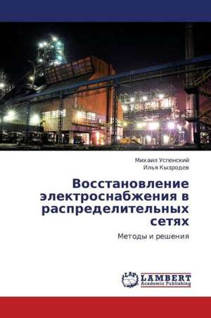 Vosstanovlenie elektrosnabzheniya v raspredelitel'nykh setyakh de Uspenskiy Mikhail