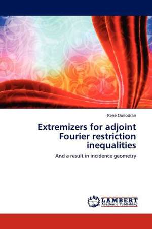 Extremizers for adjoint Fourier restriction inequalities de Quilodrán René