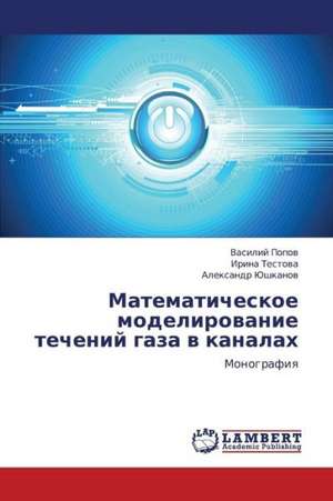 Matematicheskoe modelirovanie techeniy gaza v kanalakh de Popov Vasiliy