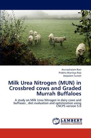 Milk Urea Nitrogen (MUN) in Crossbred cows and Graded Murrah Buffaloes de Ravi Arunachalam