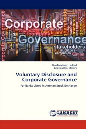 Voluntary Disclosure and Corporate Governance de Haddad Khaldoon Issam