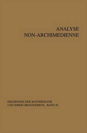 Analyse non-archimedienne de A.F. Monna