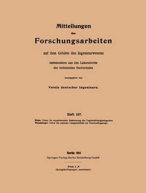 Mitteilungen über Forschungsarbeiten auf dem Gebiete des Ingenieurwesens: insbesondere aus den Laboratorien der technischen Hochschulen de Wilhelm Riehm