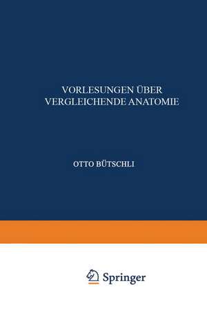 Einleitung; Vergleichende Anatomie der Protozoen; Integument und Skelet der Metazoen; Allgemeine Körper- und Bewegungsmuskulatur; elektrische Organe und Nervensystem, Sinnesorgane und Leuchtorgane de Otto Bütschli