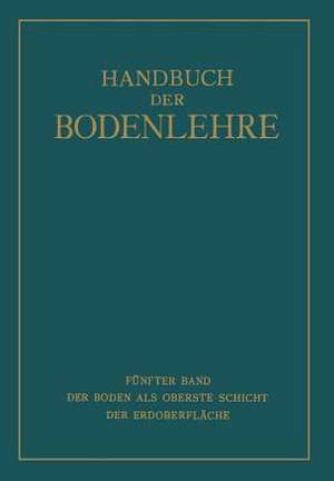 Der Boden als Oberste Schicht der Erdoberfläche de E. Blanck