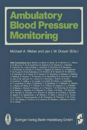 Ambulatory Blood Pressure Monitoring de M.D. Weber