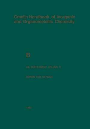 Boron and Oxygen de Gert Heller