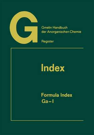 Index: Formula Index Ga-I de Rudolf Warncke