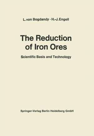 The Reduction of Iron Ores: Scientific Basis and Technology de Ludwig von Bogdandy