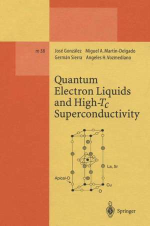 Quantum Electron Liquids and High-Tc Superconductivity de Jose Gonzalez