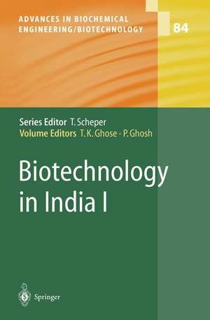 Biotechnology in India I de T. K. Ghose