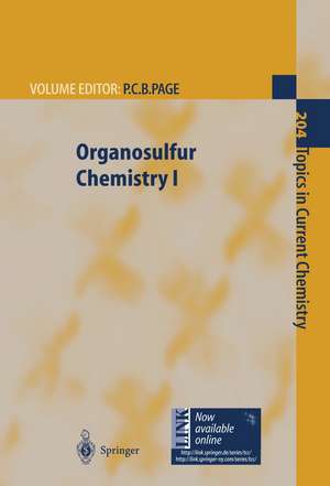 Organosulfur Chemistry I de Philip C.B. Page