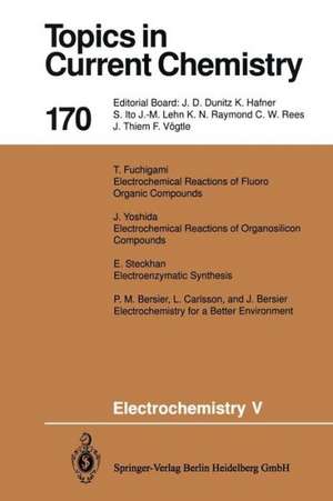 Electrochemistry V de Eberhard Steckhan