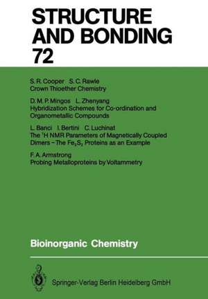 Bioinorganic Chemistry de Fraser A. Armstrong