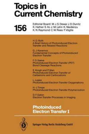 Photoinduced Electron Transfer I de Jochen Mattay