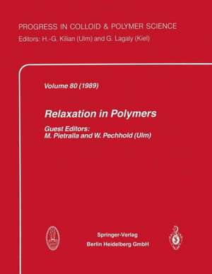 Relaxation in Polymers de M. Pietralla