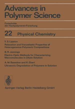 Physical Chemistry de Y. S. Lipatov