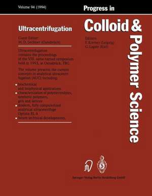 Ultracentrifugation de M.D. Lechner