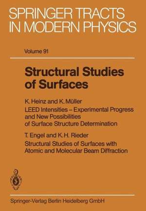 Structural Studies of Surfaces de K. Heinz