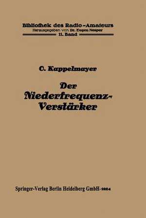 Der Niederfrequenz-Verstärker de Otto Kappelmayer