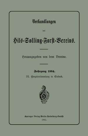 Verhandlungen des Hils-Solling-Forst-Vereins de Derein Dereine