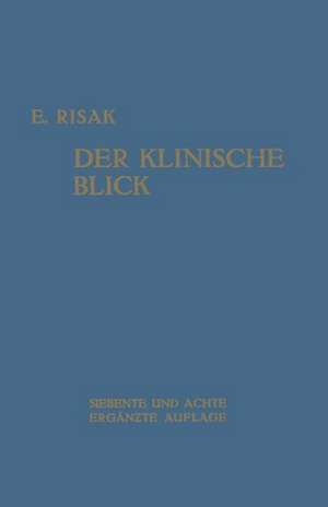 Der Klinische Blick de Erwin Risak