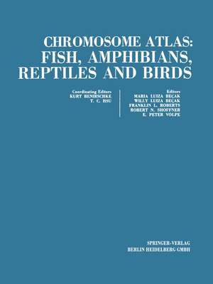 Chromosome atlas: Fish, Amphibians, Reptiles and Birds: Volume 1 de Kurt Benirschke