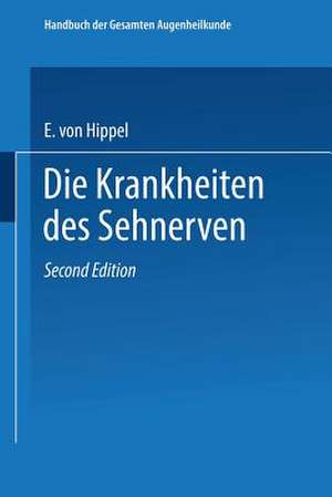 Handbuch der Gesamten Augenheilkunde de Eugen von Hippel