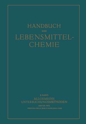 Allgemeine Untersuchungsmethoden: Erster Teil Physikalische Methoden de A. Bömer