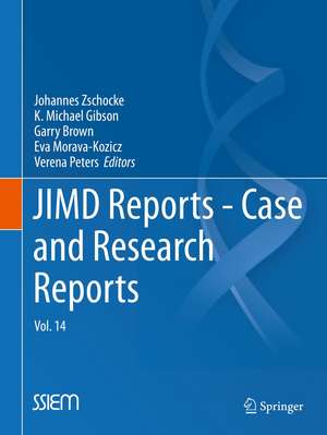 JIMD Reports, Volume 14 de Johannes Zschocke