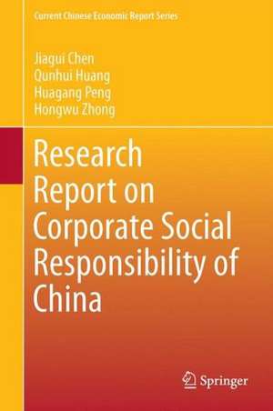 Research Report on Corporate Social Responsibility of China de Jiagui Chen