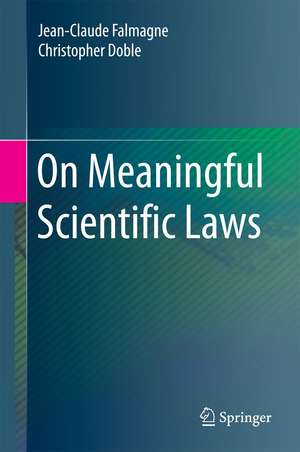 On Meaningful Scientific Laws de Jean-Claude Falmagne