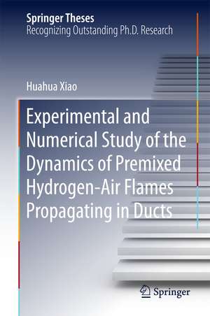 Experimental and Numerical Study of Dynamics of Premixed Hydrogen-Air Flames Propagating in Ducts de Huahua Xiao