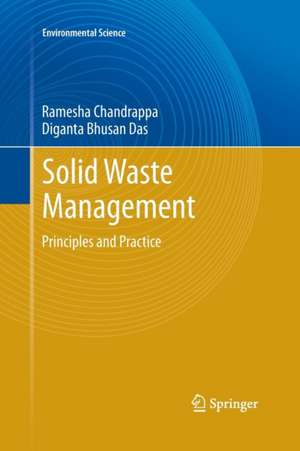 Solid Waste Management: Principles and Practice de Ramesha Chandrappa