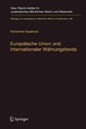 Europäische Union und Internationaler Währungsfonds de Mohamed Assakkali