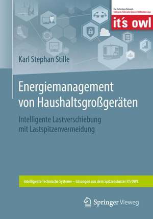 Energiemanagement von Haushaltsgroßgeräten: Intelligente Lastverschiebung mit Lastspitzenvermeidung de Karl Stephan Stille