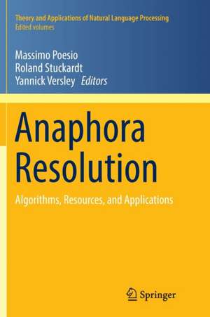 Anaphora Resolution de Massimo Poesio