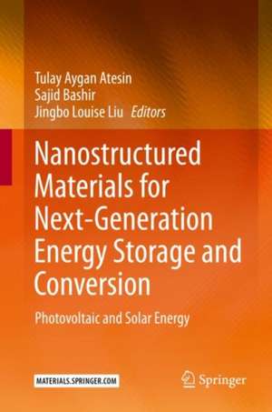 Nanostructured Materials for Next-Generation Energy Storage and Conversion: Photovoltaic and Solar Energy de Tulay Aygan Atesin