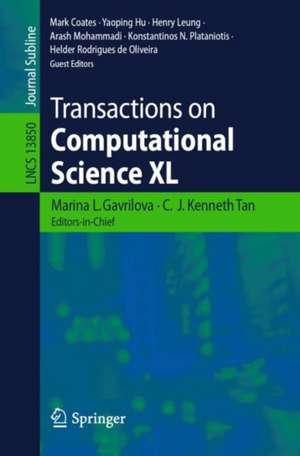 Transactions on Computational Science XL de Marina Gavrilova