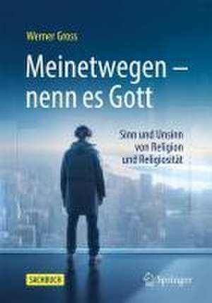 Meinetwegen – nenn es Gott : Sinn und Unsinn von Religion und Religiosität de Werner Gross