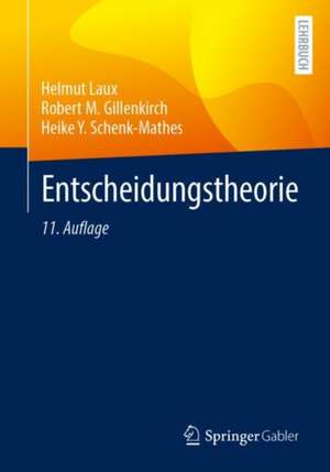 Entscheidungstheorie de Helmut Laux
