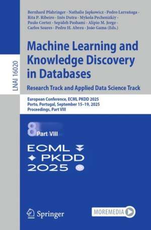 Machine Learning and Knowledge Discovery in Databases. Research Track and Applied Data Science Track de Bernhard Pfahringer