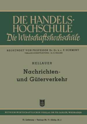 Nachrichten- und Güterverkehr de Josef Hellauer