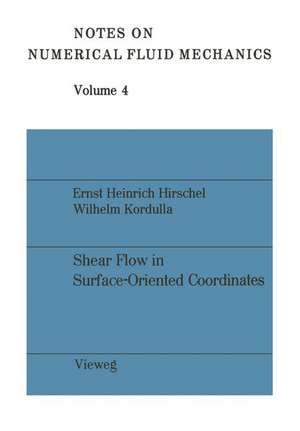 Shear Flow in Surface-Oriented Coordinate de Ernst Heinrich Hirschel