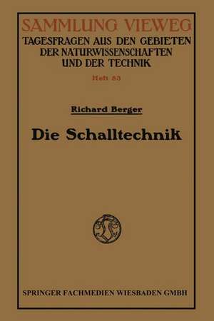 Die Schalltechnik de Richard Berger