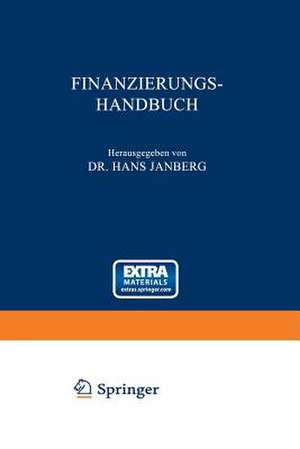 Finanzierungs-Handbuch de Hans Janberg