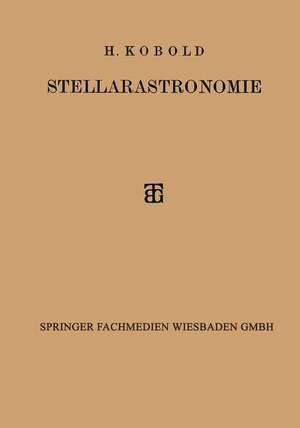 Stellarastronomie de H. Kobold