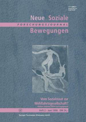 Vom Sozialstaat zur Wohlfahrtsgesellschaft?: Akteure zwischen Pflicht und Engagement de Ansgar Klein